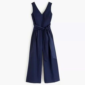 J Crew Tall wrap-tie jumpsuit everyday crepe T10